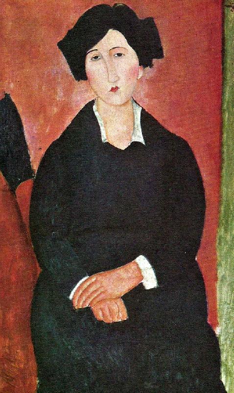 Amedeo Modigliani den italienska kvinna oil painting image